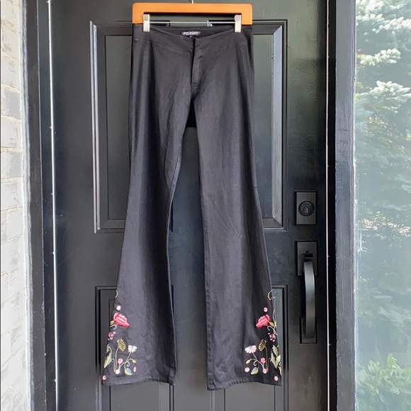 BETSEY JOHNSON Embroidered bell-bottoms - Picture 2 of 9